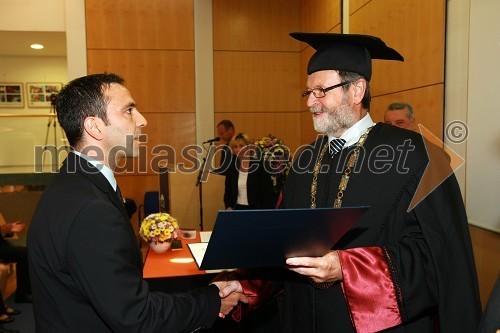 Dr. Gabrijel Dukarič, Ekonomsko - poslovna fakulteta Univerze v Mariboru in prof. dr. Ivan Rozman, rektor Univerze v Mariboru