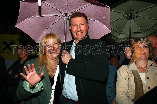 Prof. dr. Drago Sever in njegova soproga Ingrid Sever, idejni vodja kongresa RIMC