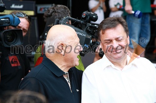 Janez Kocijančič, predsednik Olimpijskega komiteja Slovenije in Zoran Jankovič, župan Mestne občine Ljubljana