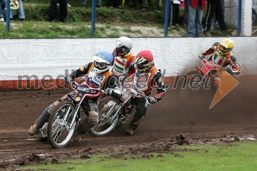 Jernej Kolenko (Slovenija), Billy Janirro (ZDA), Zsolt Bencze (Madžarska) in Guglielmo Franchetti (Italija)