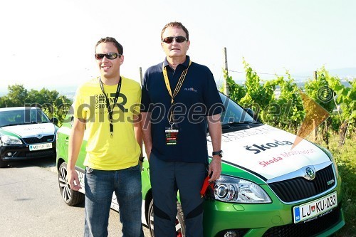 Goran Zabavnik in Rasto Ovin, predsednik Porsche klub Slovenija in Rasto Ovin, predsednik Porsche klub Slovenija