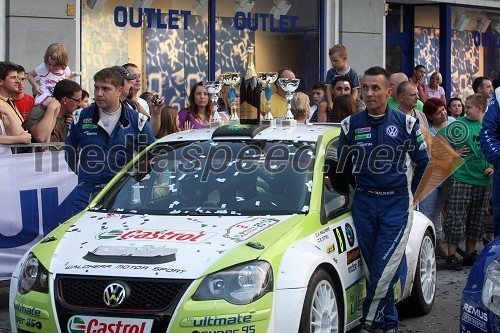 Bernhard Ettel in Andreas Waldherr, ekipa VW Motorsport Team Austria