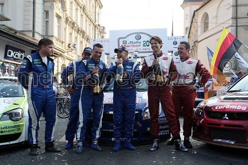 Bernhard Ettel in Andreas Waldherr, ekipa VW Motorsport Team Austria, Thomas Zeltner in Raimund Baumschlager, ekipa Remus Racing ter Andreas Schindlbacher in Beppo Harrach, ekipa DiTech racing team