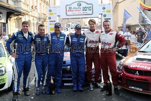 Bernhard Ettel in Andreas Waldherr, ekipa VW Motorsport Team Austria, Thomas Zeltner in Raimund Baumschlager, ekipa Remus Racing ter Andreas Schindlbacher in Beppo Harrach, ekipa DiTech racing team