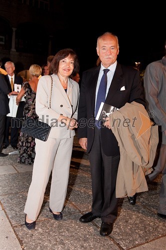 Nicole Michelangeli, veleposlanica Francije in Alessandro Pietromarchi, veleposlanik Italije v Sloveniji