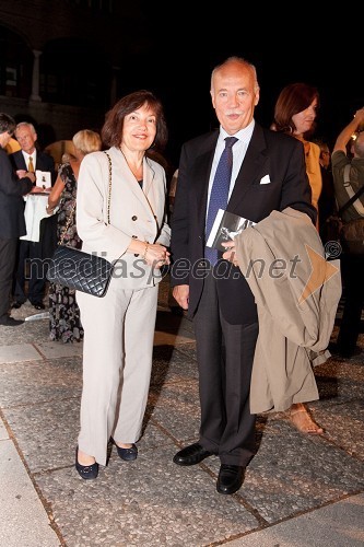 Nicole Michelangeli, veleposlanica Francije in Alessandro Pietromarchi, veleposlanik Italije v Sloveniji