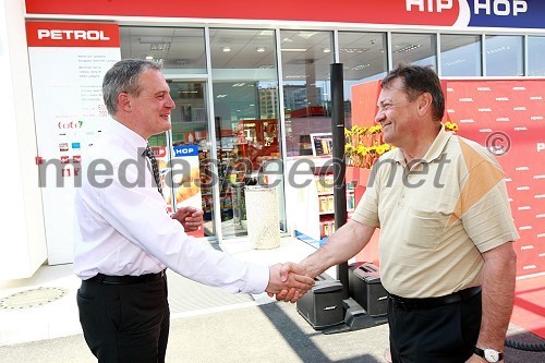 Aleksander Svetelšek, predsednik uprave družbe Petrol in Zoran Jankovič, župan Mestne občine Ljubljana