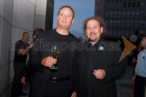 Marko Jaklič, direktor Lekarna Ljubljana in Darko Brlek, direktor Festivala Ljubljana