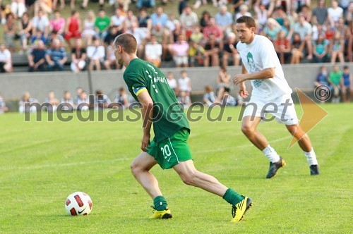 Tim Matavž in Andrej Komac, nogometaša