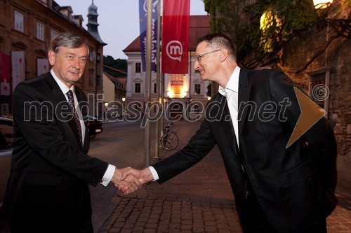 Dr. Danilo Türk, predsednik Republike Slovenije in Igor Lukšič, minister za šolstvo in šport