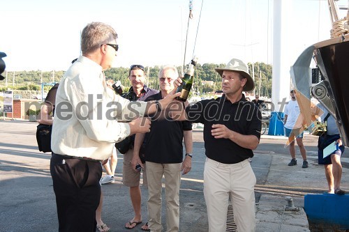 Marjan Matevljič, kapetan Marine Portorož in Andrej Marčič, Vanga Yachts