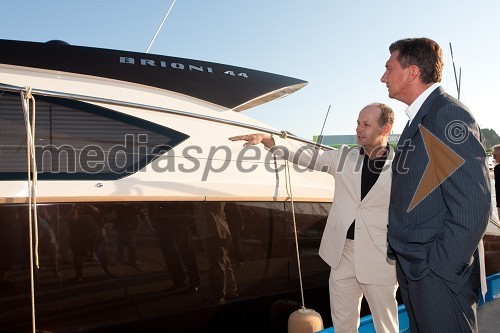 Andrej Marčič, Vanga Yachts in Borut Pahor, predsednik vlade Republike Slovenije