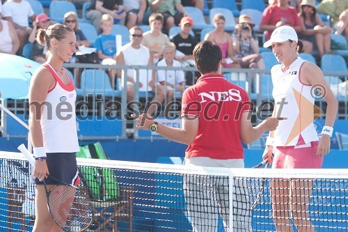 Polona Hercog in Katarina Srebotnik, teniški igralki