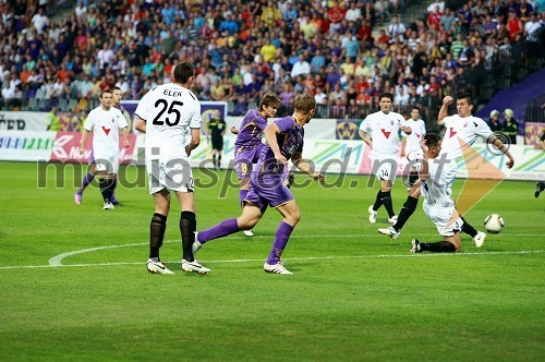 Nogometaši NK Videoton in NK Maribor