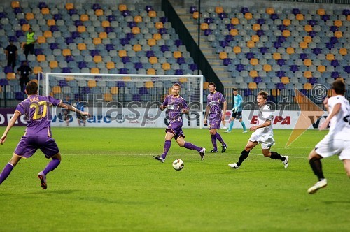 Nogometaši NK Maribor in NK Videoton