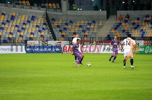 Marcos Magno Morales Tavares in Armin Bačinović, nogometaša NK Maribor ter nogometaša NK Videoton