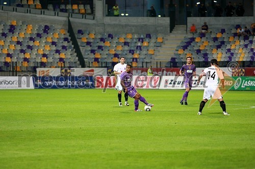 Marcos Magno Morales Tavares in Armin Bačinović, nogometaša NK Maribor ter nogometaša NK Videoton