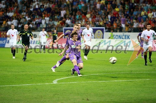 Dalibor Volaš in Dejan Mezga, nogometaša NK Maribor