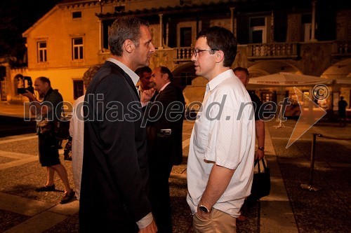 Danilo Rošker, direktor SNG Maribor in Janko Kastelic, dirigent