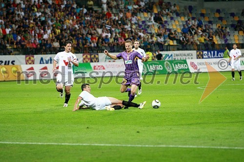 Aleš Mertelj, nogometaš NK Maribor in nogometaši NK Videoton