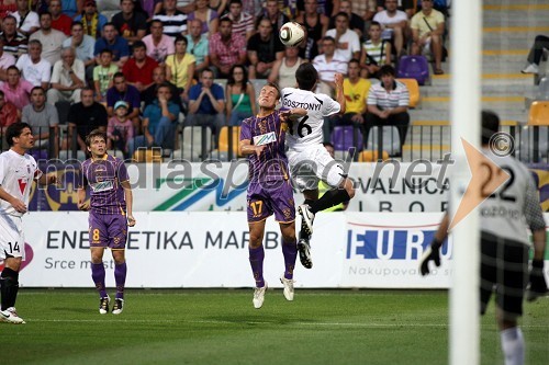 Dejan Mezga in Dalibor Volaš, nogometaša NK Maribor