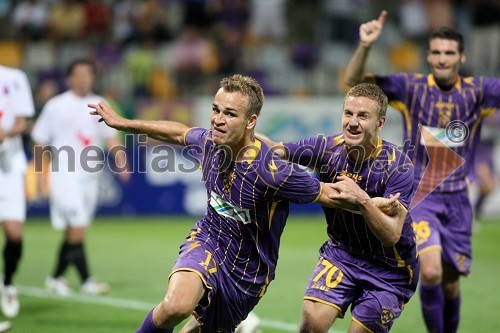 Dalibor Volaš in Aleš Mertelj, nogometaša NK Maribor