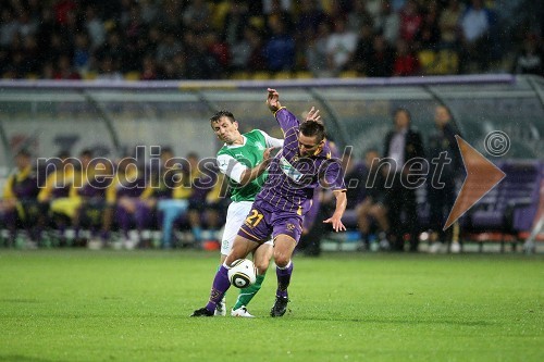 Nogometaš Hibernian FC in 	Armin Bačinović, nogometaš NK Maribor