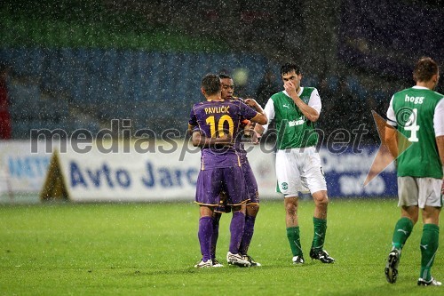 Tomislav Pavličić in Marcos Magno Morales Tavares, nogometaš NK Maribor