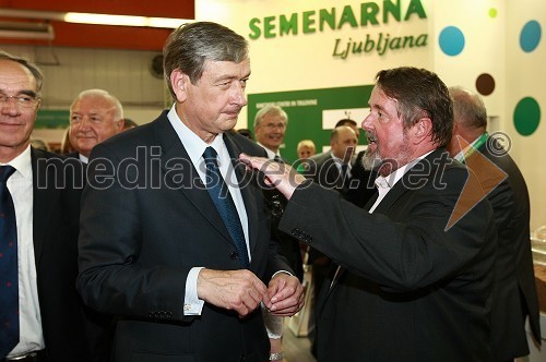 Dr. Danilo Türk, predsednik Republike Slovenije in Ciril Smrkolj, predsednik Kmetijsko gozdarske zbornice Slovenije