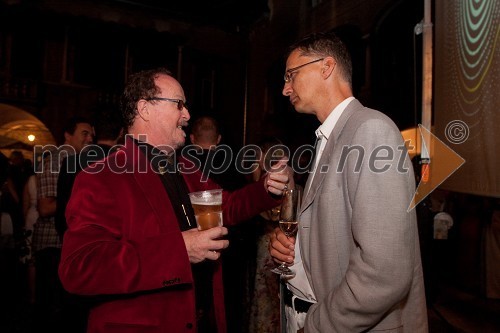 Tomaž Domicelj, glasbenik in Igor Lukšič, minister za šolstvo in šport