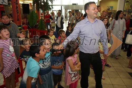 Sašo Papp, moderator na Radiu Center in povezovalec programa z obiskovalci