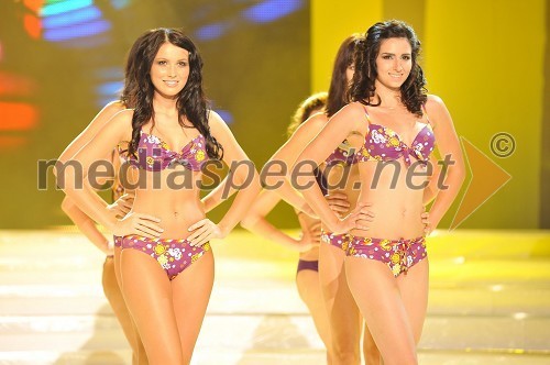 Sandra Adam in Sandra Skutnik, finalistki za Miss Slovenije 2010
