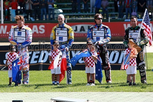 Jason Crump (Avstralija), Tomasz Gollob (Poljska), Davey Watt (Avstralija) in Greg Hancock (ZDA)