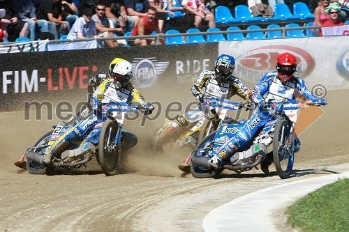 Tomasz Gollob (Poljska), Tai Woffinden (Velika Britanija), Hans Andersen (Danska) in Friderik Lindgren (Švedska)