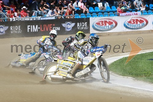 Hans Andersen (Danska), Tai Woffinden (Velika Britanija) in Tomasz Gollob (Poljska)