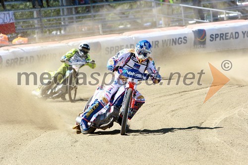 Jason Crump (Avstralija) in Kenneth Bjerre (Danska)