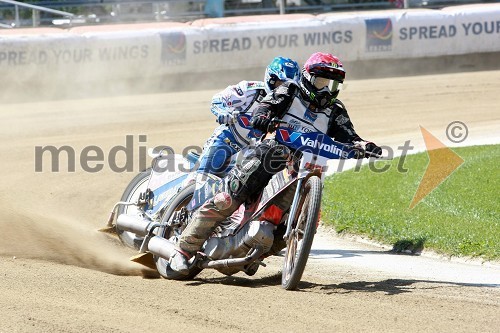 Tai Woffinden (Velika Britanija) in Nicki Pedersen (Danska)