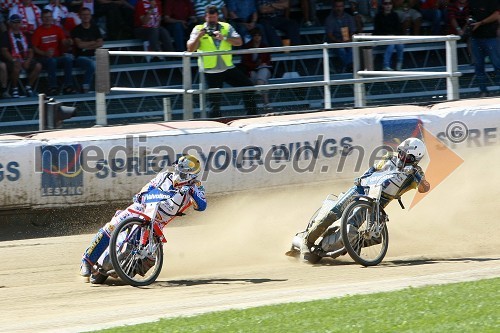 Jason Crump (Avstralija) in Tomasz Gollob (Poljska)