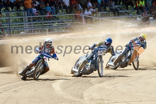 Chris Harris (Velika Britanija), Tomasz Gollob (Poljska) in Rune Holta (Poljska)