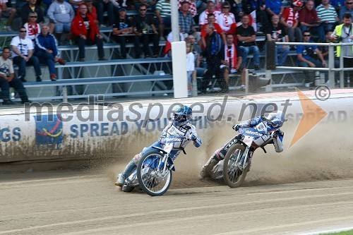 Nicki Pedersen (Danska) in Davey Watt (Avstralija)