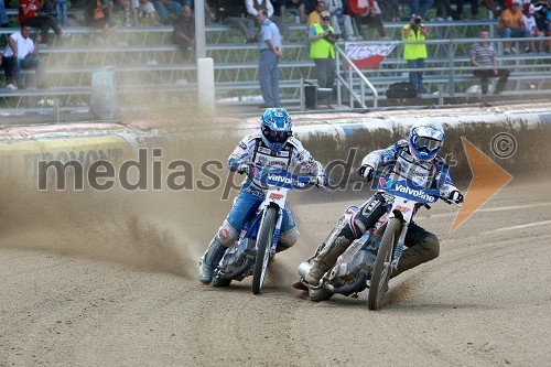 Nicki Pedersen (Danska) in Davey Watt (Avstralija)