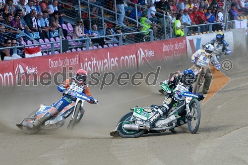 Chris Harris (Velika Britanija), Greg Hancock (ZDA), Jason Crump (Avstralija) in Friderik Lindgren (Švedska)