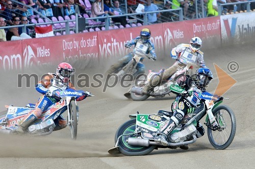 Chris Harris (Velika Britanija), Greg Hancock (ZDA), Jason Crump (Avstralija) in Friderik Lindgren (Švedska)