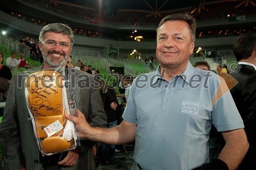 Roman Jakič, direktor Zavoda Tivoli in Zoran Janković, župan mestne občine Ljubljana