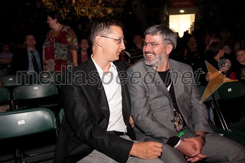 dr. Igor Lukšič, minister za šolstvo in šport in Roman Jakič, direktor Zavoda Tivoli