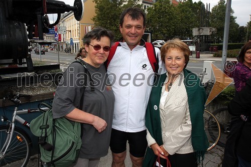 Dr. Vesna Smaka Kincl, Gregor Jager, kandidat za župana Mestne občine Maribor in Melita Cimerman, kandidatka za županjo Mestne občine Maribor