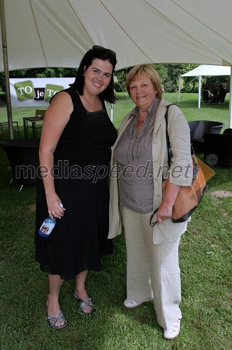 Barbara Novak, organizatorka dogodka Čarobni dan in Andreja Pogačnik Jarc, podžupanja Občine Domžale