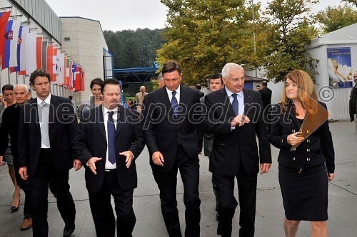 Štefan Pavlinjek, direktor podjetja Roto in predsednik Obrtne zbornice Slovenije, Borut Pahor, predsednik Vlade Republike Slovenije,  mag. Franc Pangerl, predsednik upravnega odbora družbe Celjski sejem in Breda Obrez Preskar, izvršna direktorica družbe Celjski sejem