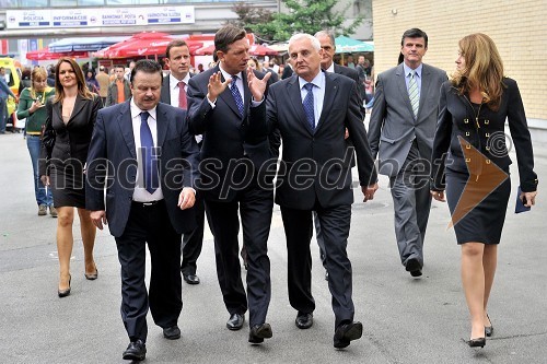 Štefan Pavlinjek, direktor podjetja Roto in predsednik Obrtne zbornice Slovenije, Borut Pahor, predsednik Vlade Republike Slovenije, mag. Franc Pangerl, predsednik upravnega odbora družbe Celjski sejem in Breda Obrez Preskar, izvršna direktorica družbe Celjski sejem