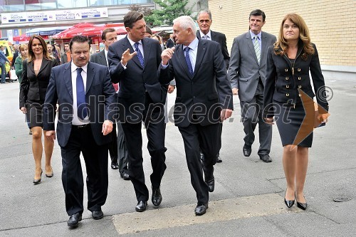 Štefan Pavlinjek, direktor podjetja Roto in predsednik Obrtne zbornice Slovenije, Borut Pahor, predsednik Vlade Republike Slovenije, mag. Franc Pangerl, predsednik upravnega odbora družbe Celjski sejem in Breda Obrez Preskar, izvršna direktorica družbe Celjski sejem